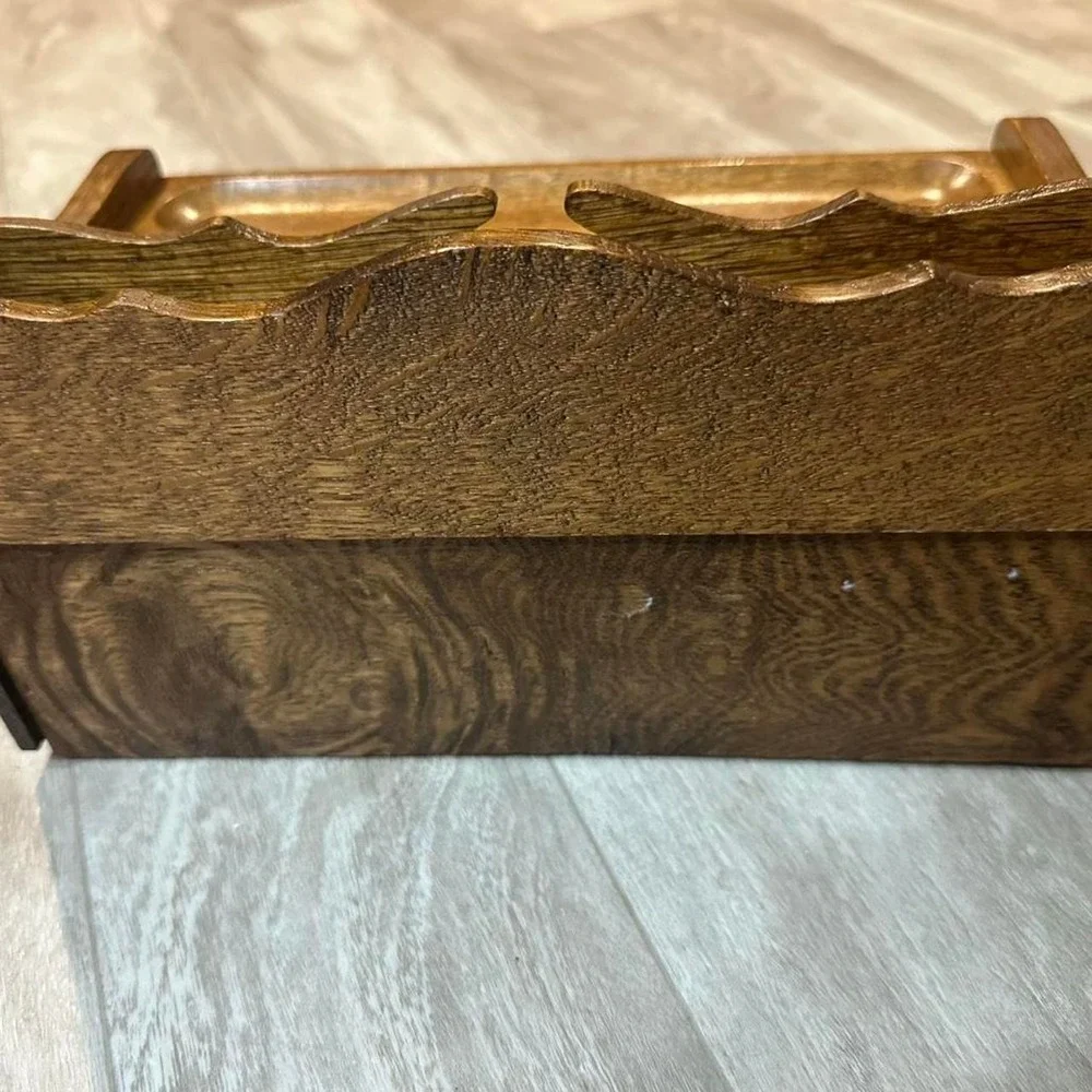 Mid-Century Modern wooden men's valet